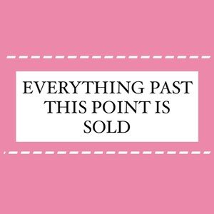 ✨SOLD PAST THIS POINT✨